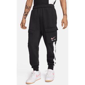 Nike Pantaloni da jogging Air Bianco e Nero Uomo FN7693-013 L