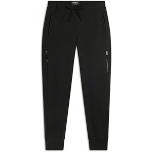 Freddy Pantaloni joggers da uomo con zip laterali Nero Uomo Small