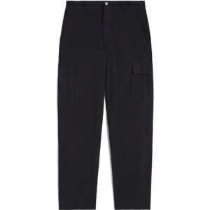 Freddy Pantaloni cargo da uomo in cotone 100% Nero Uomo Xx Large