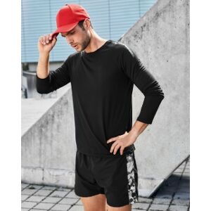 James & Nicholson 100 T-Shirt Sportiva Uomo manica lunga neutro o personalizzato