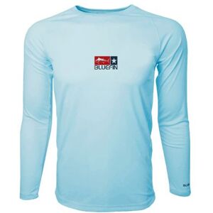 Bluefin USA Performance Solar Tees maglietta da pesca UPF 50+ LIGHT BLUE XL