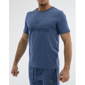 YAMAMOTO OUTFIT Man T-Shirt Embossed Colore: Blu Xxxl