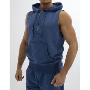 YAMAMOTO OUTFIT Sweatshirt Sleeveless Colore: Blu L