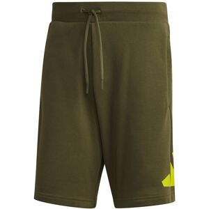 ADIDAS shorts sportivi logo verde uomo XL