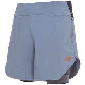 New Balance Short Running Pmv Portable Azzurro Uomo M