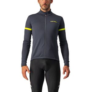 Castelli Maglia Ciclismo Fondo 2 Grigio Giallo Uomo XXL