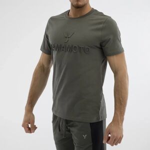 YAMAMOTO OUTFIT Man T-Shirt Embossed Colore: Grigio 