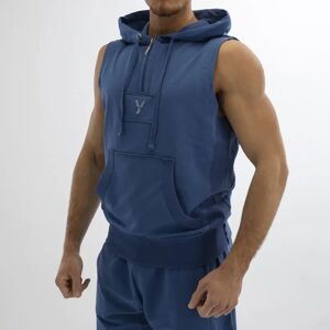 YAMAMOTO OUTFIT Sweatshirt Sleeveless Colore: Blu 