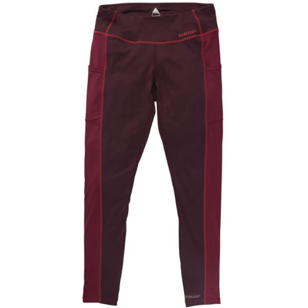 burton midweight x base layer pant wmn port royal spiced plum s