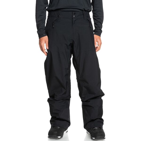 quiksilver forever stretch goretex pant true black xl