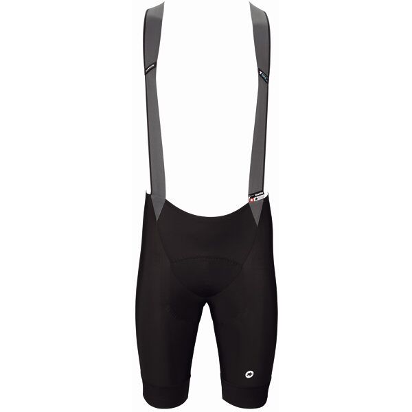 assos mille gts summer c2 - pantaloncini ciclismo con bretelle - uomo black l