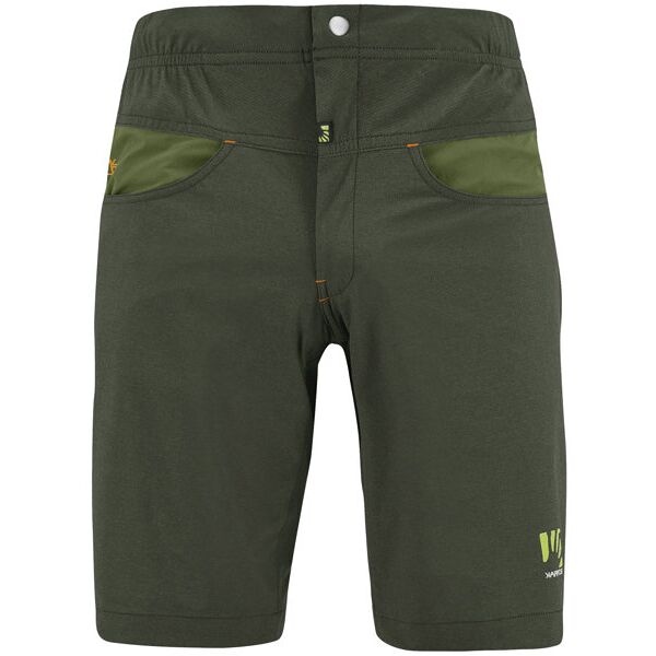 karpos dolada - pantaloni corti trekking - uomo dark green/green 52