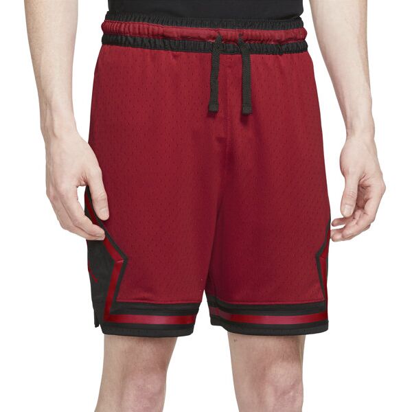 nike jordan jordan dri-fit sport - pantaloni da basket - uomo red/black s