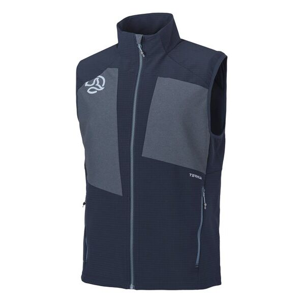 ternua kligger hard m - gilet in pile - uomo dark blue s