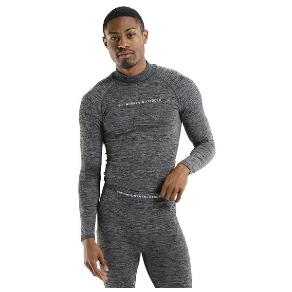 the mountain studio base high crew - maglietta tecnica - uomo grey s