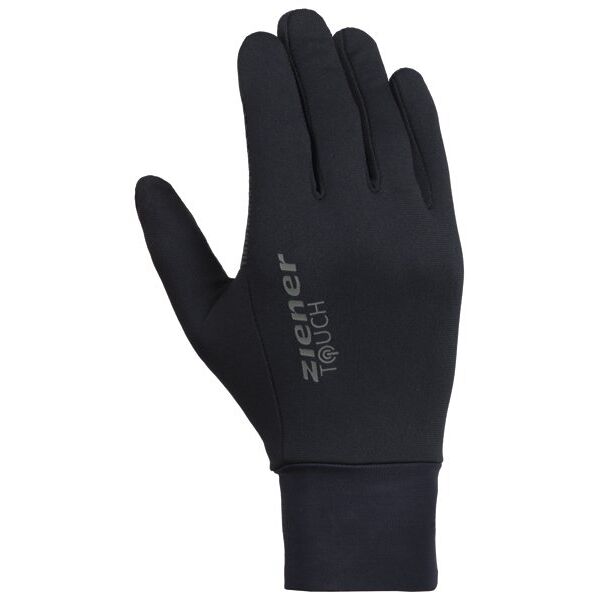 ziener smu touch - guanti alpinismo black l (9/9,5)