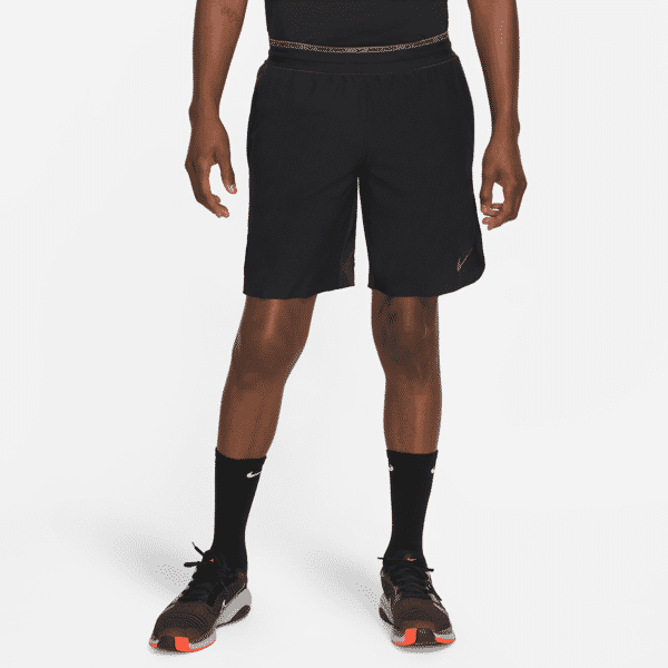 nike shorts da training non foderati 20 cm  dri-fit flex rep pro collection – uomo - nero