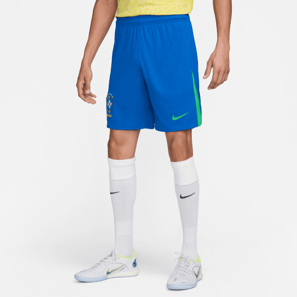 nike shorts da calcio replica  dri-fit brasile 2024 stadium da uomo – home - blu