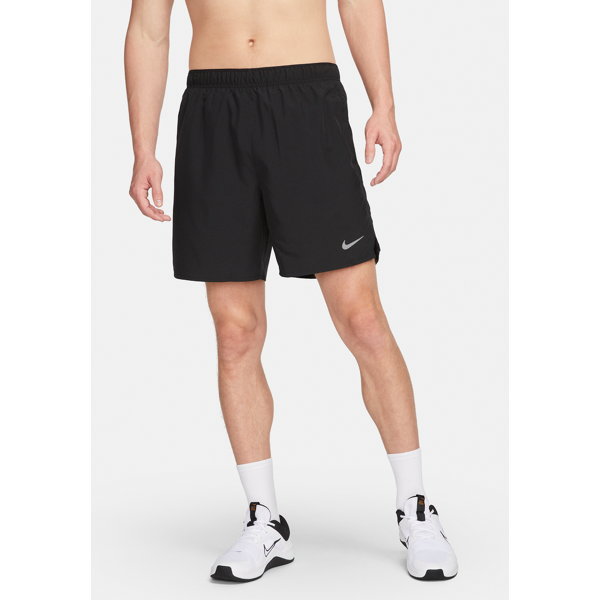 nike shorts da running dri-fit con slip foderati 18 cm  challenger – uomo - nero