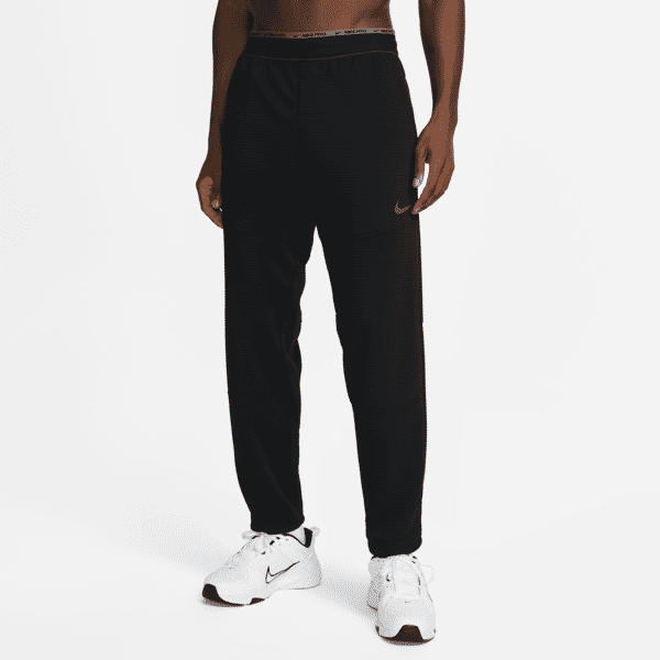 nike pantaloni fitness dri-fit in fleece  – uomo - nero