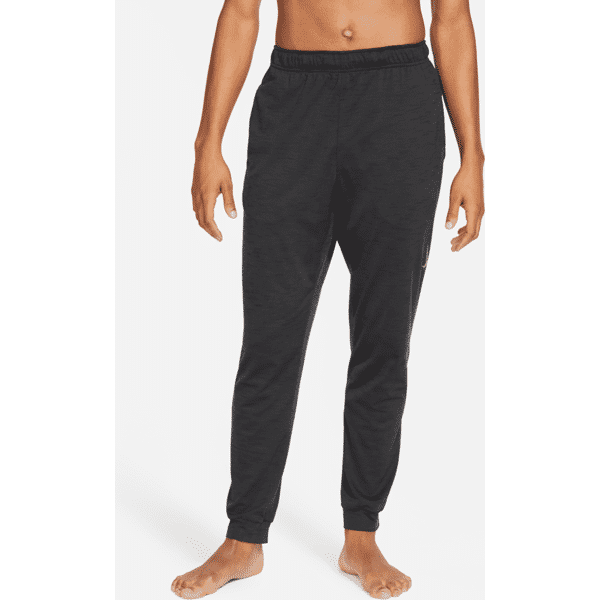 nike pantaloni  yoga dri-fit - uomo - nero