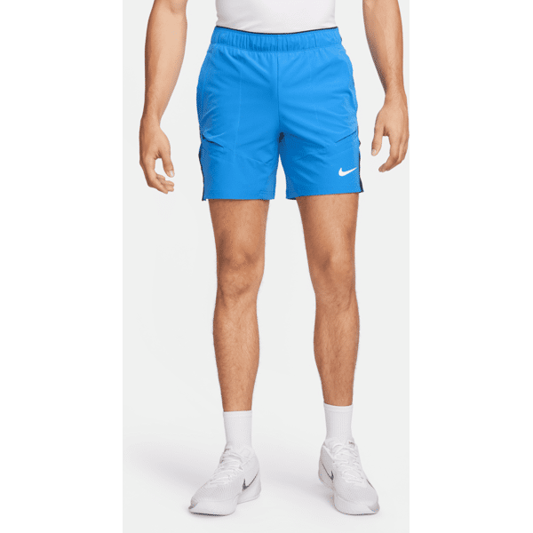 nike shorts da tennis 18 cm dri-fit court advantage – uomo - blu