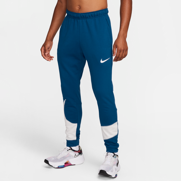nike pantaloni da fitness affusolati  dri-fit – uomo - blu