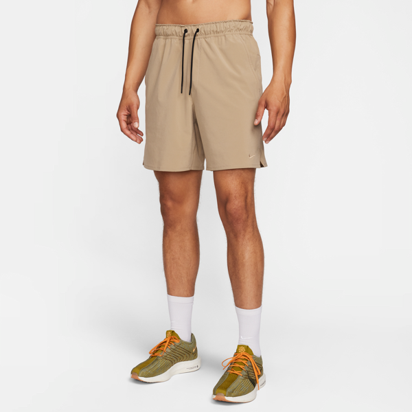 nike shorts versatili dri-fit non foderati 18 cm  unlimited – uomo - marrone