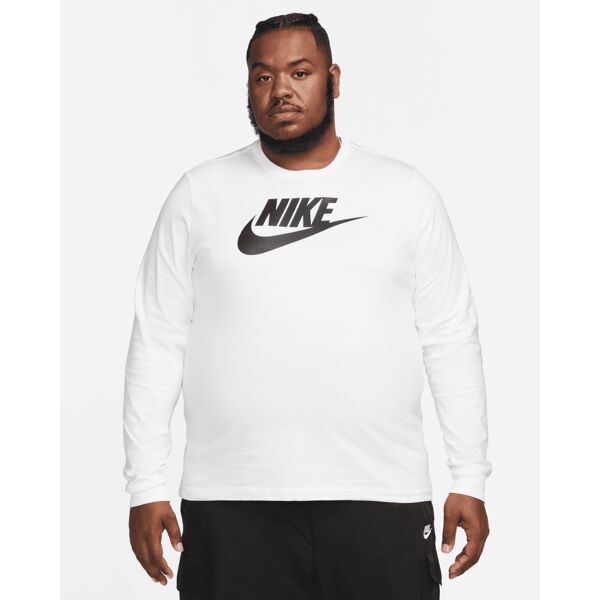 nike maglietta a maniche lunghe sportswear bianco uomo ci6291-100 xl-t