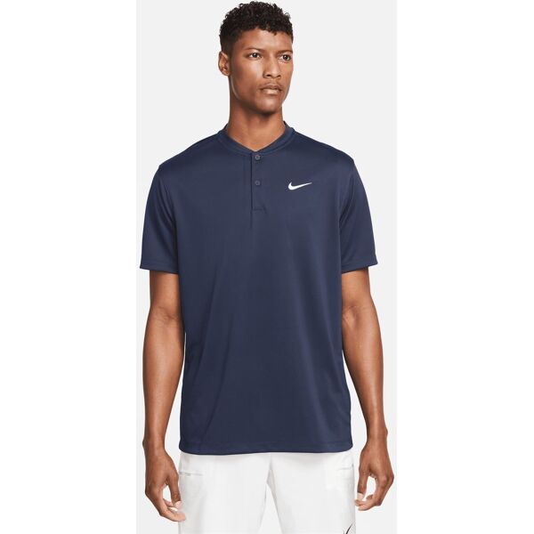 nike polo da tennis court blu navy per uomo dj4167-451 s