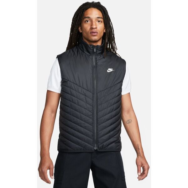 nike piumino smanicato therma-fit nero uomo fb8201-011 l