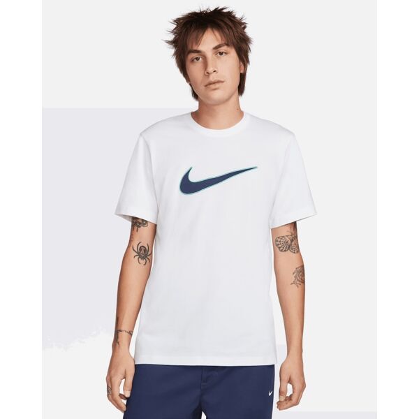 nike maglietta sportswear bianco e blu uomo fn0248-101 xl