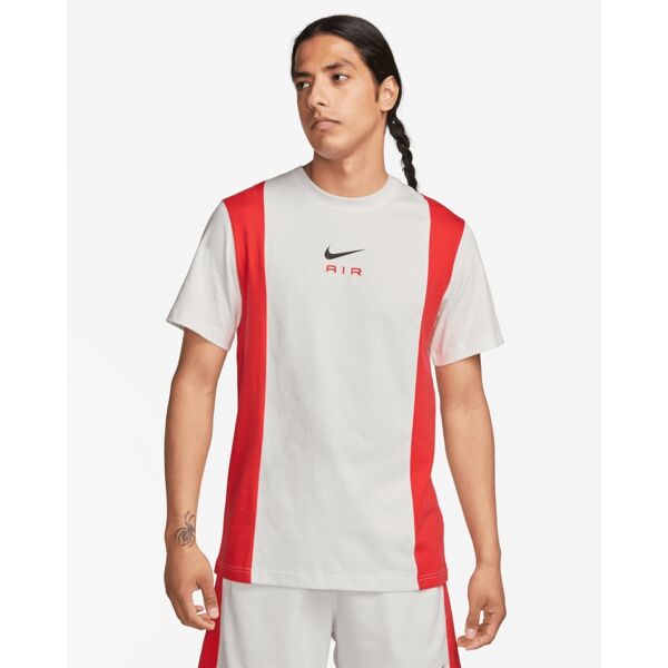 nike maglietta sportswear air bianco uomo fn7702-121 m