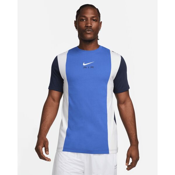 nike maglietta sportswear blu e bianco uomo fn7702-480 s