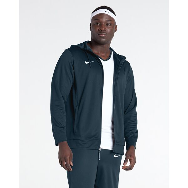 nike giacca con cappuccio da basket team blu navy uomo nt0205-451 s