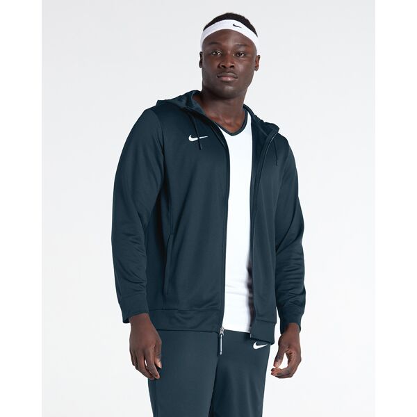 nike giacca con cappuccio da basket team blu navy uomo nt0205-451 l