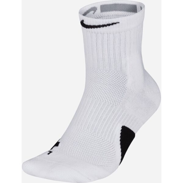 nike calze da pallacanestro elite bianco uomo sx7625-100 s