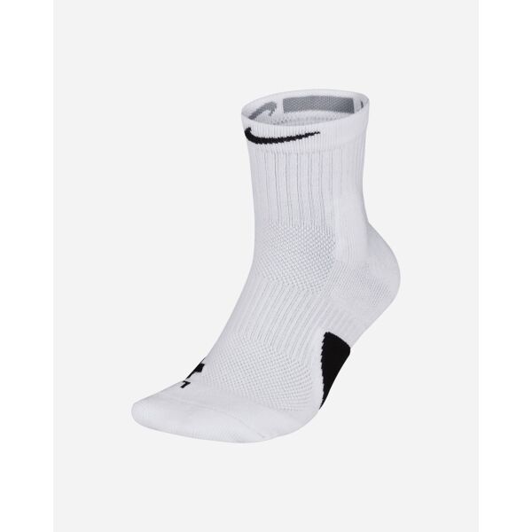 nike calze da pallacanestro elite bianco uomo sx7625-100 m