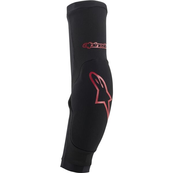 alpinestars paragon plus protezioni gomito nero rosso xs