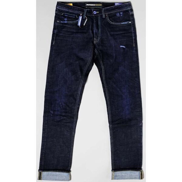 spidi denim free rider pantaloni slim fit motorcycle jeans blu 31