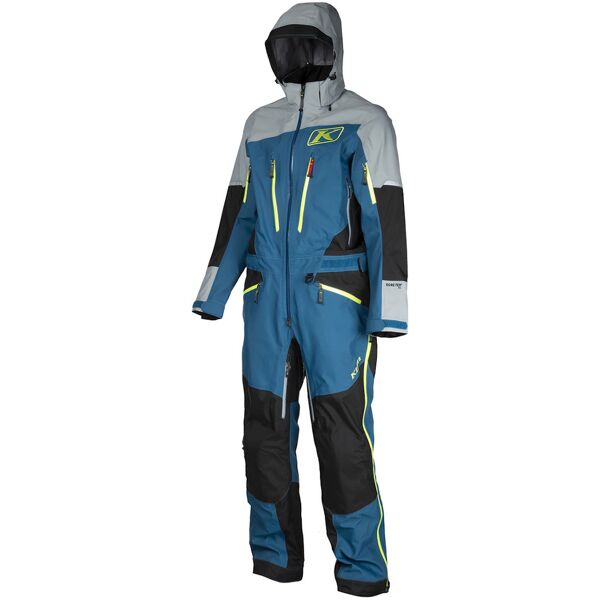 klim lochsa rock one piece snow suit tuta da neve monopezzo blu xl