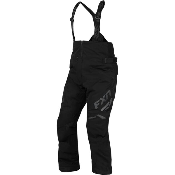 fxr adrenaline 2023 pantaloni con bretelle da motoslitta nero 3xl