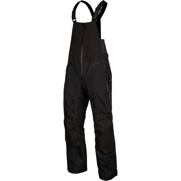 klim togwotee 2022 pantaloni con bretelle da motoslitta nero 3xl