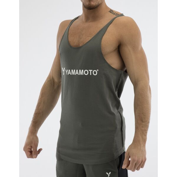 yamamoto outfit man tank top narrow shoulder colore: grigio xxxl