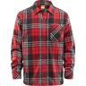 THIRTYTWO 32 FLANNEL SHIRT BLACK RED L