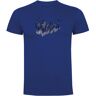 Kruskis Peloton Short Sleeve T-shirt Blu XL Uomo