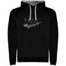 Kruskis Peloton Two-colour Hoodie Nero M Uomo