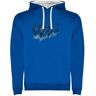 Kruskis Peloton Two-colour Hoodie Blu M Uomo