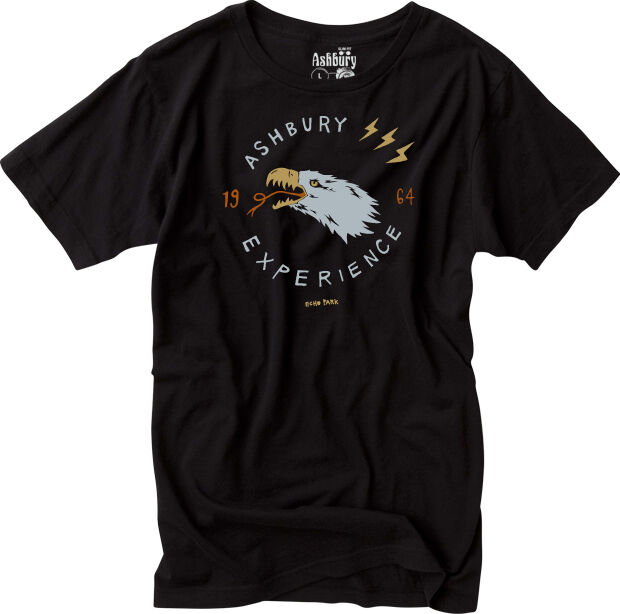 ASHBURY T SHIRT BALD EAGLE BLACK S