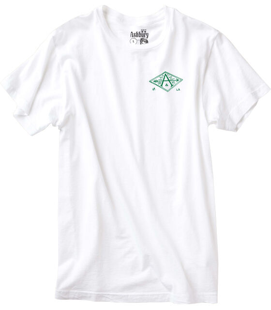 ASHBURY T SHIRT TEE PEE WHITE S